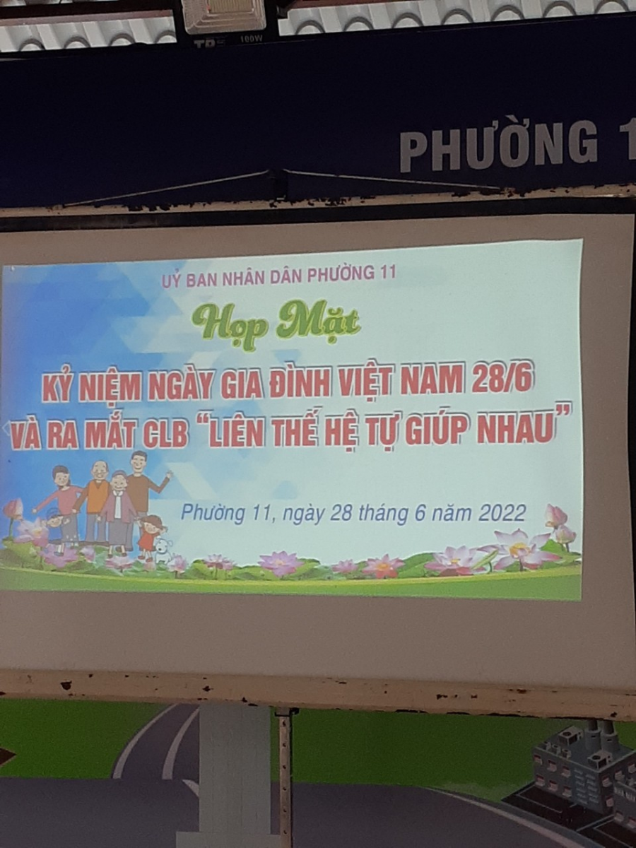 Họp mặt ngày Gia đình Việt Nam ( ngày 28 tháng 6 năm 2022)